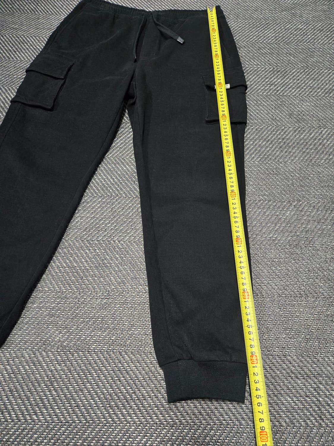 스노우피크 기모 블랙 카고 조거팬츠 상품이미지8