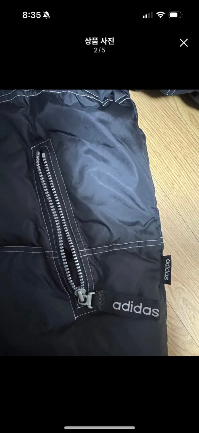 아디다스 빈티지 스티치 패딩 100 상품이미지2