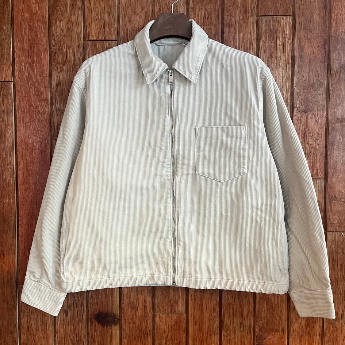 GU 베이지 골덴점퍼 상품이미지1