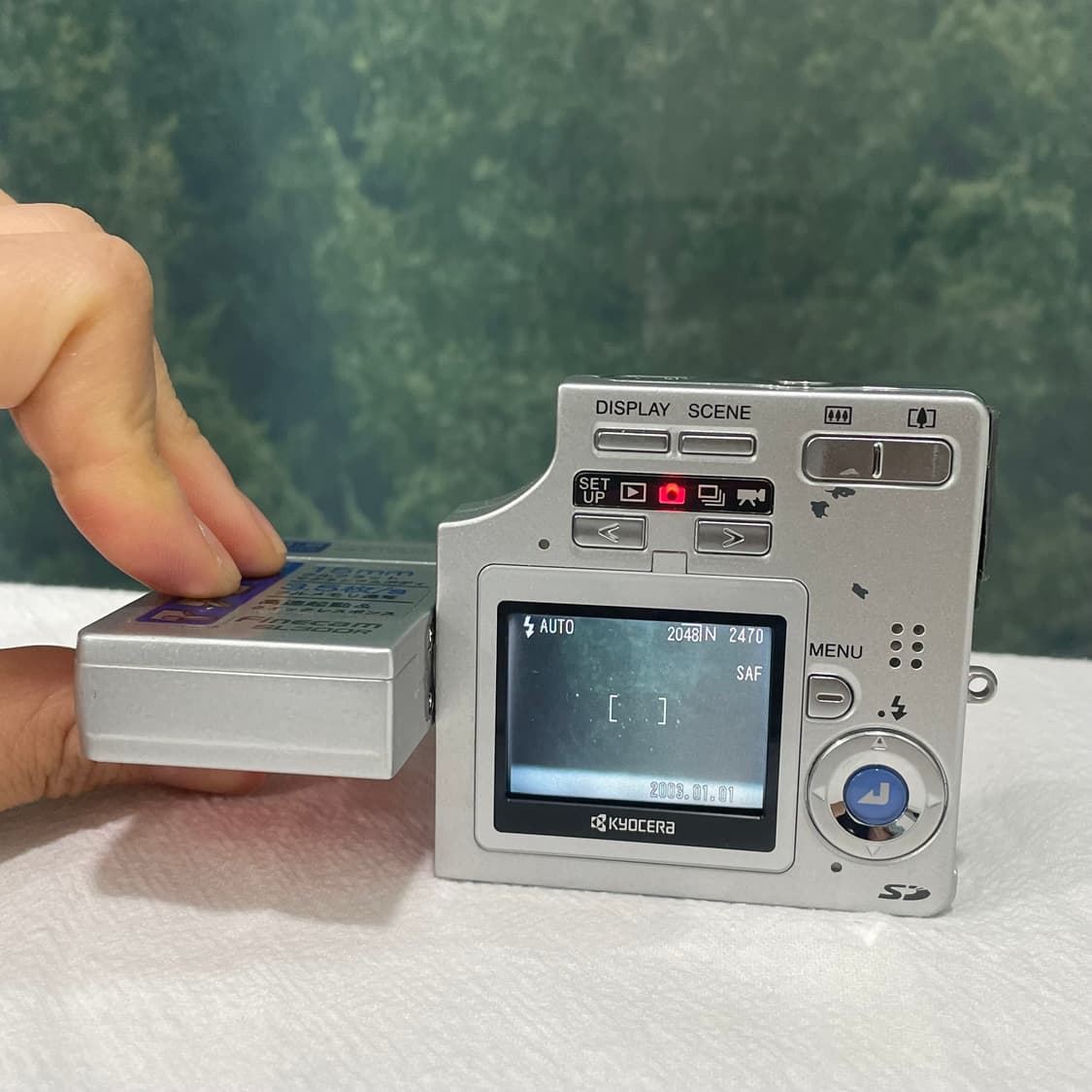 (셀카/희귀) 교세라 finecam sl300r 디지털카메라 상품이미지5