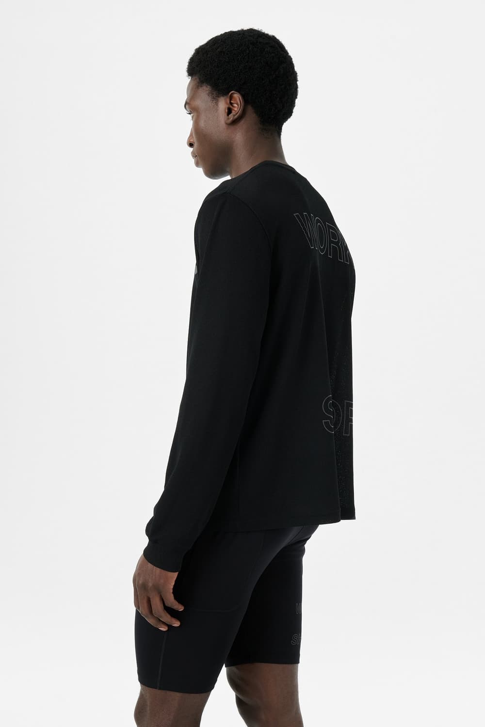 아워레가시 워크샵 waffle longsleeve black m size 상품이미지5