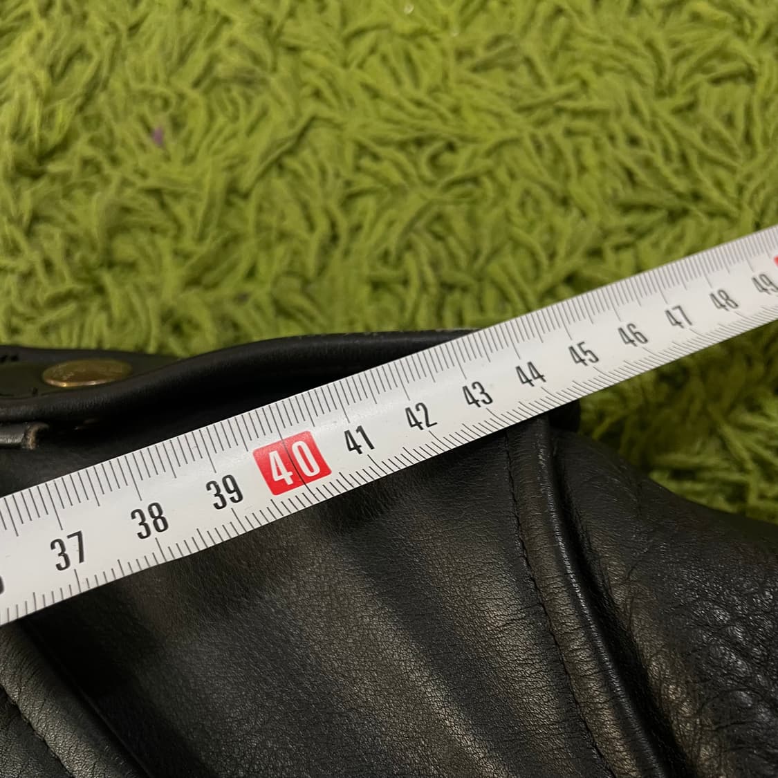 브랜디드 가죽 라이더 자켓 상품이미지9