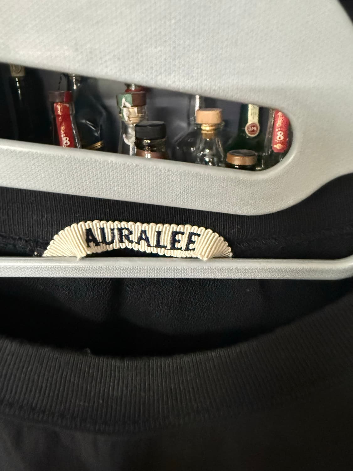 [3] 오라리 엘라스틱 하이게이지 실크 스웨트 셔츠 잉크블랙 상품이미지4