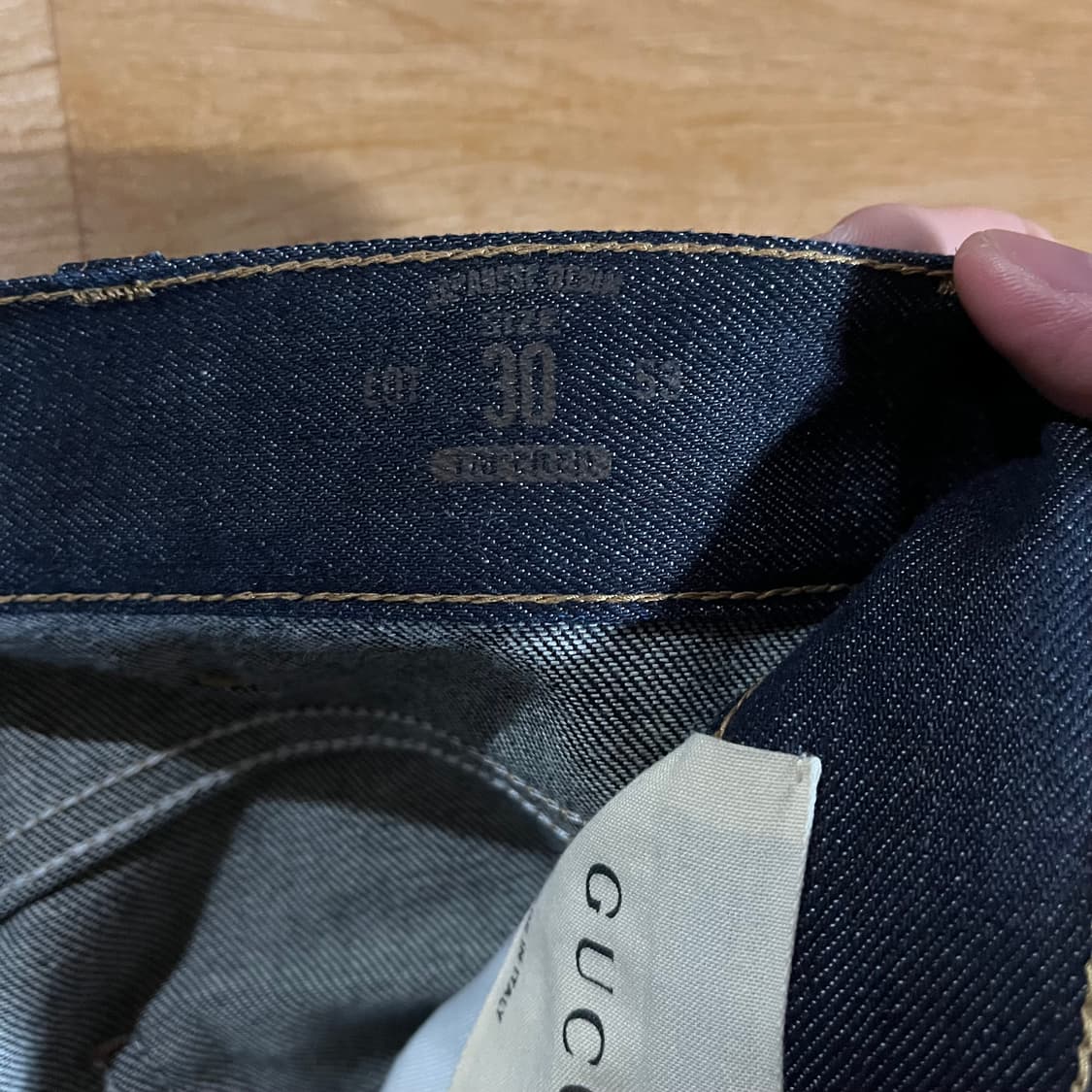 [30] 구찌 삼선웹 생지데님 상품이미지8