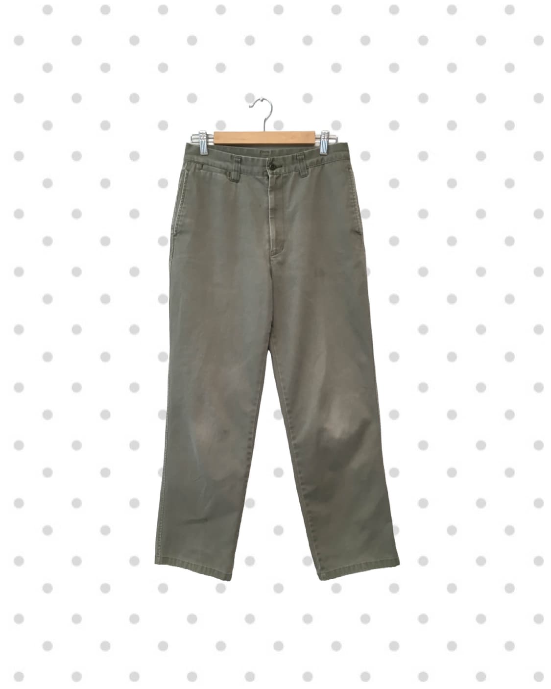 vintage straight pants light olive 상품이미지1