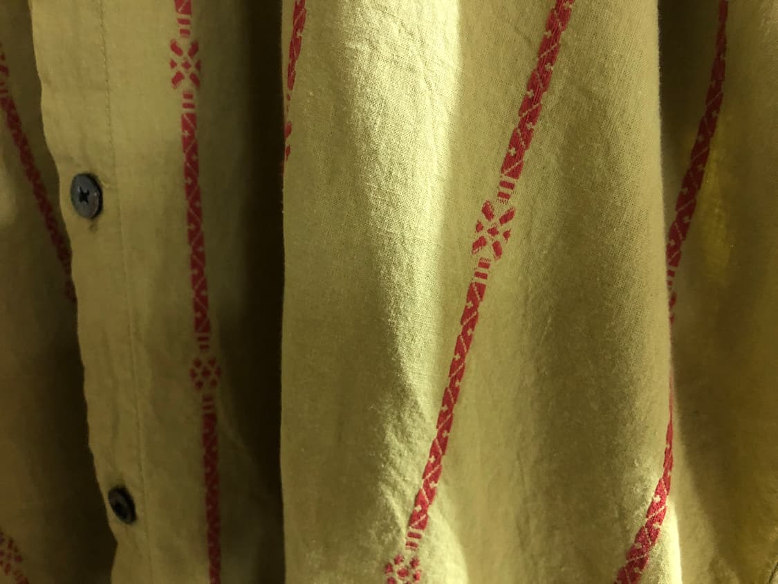 캐피탈 코튼 린넨 시암 스트라이프 밴드칼라 셔츠 3 상품이미지2