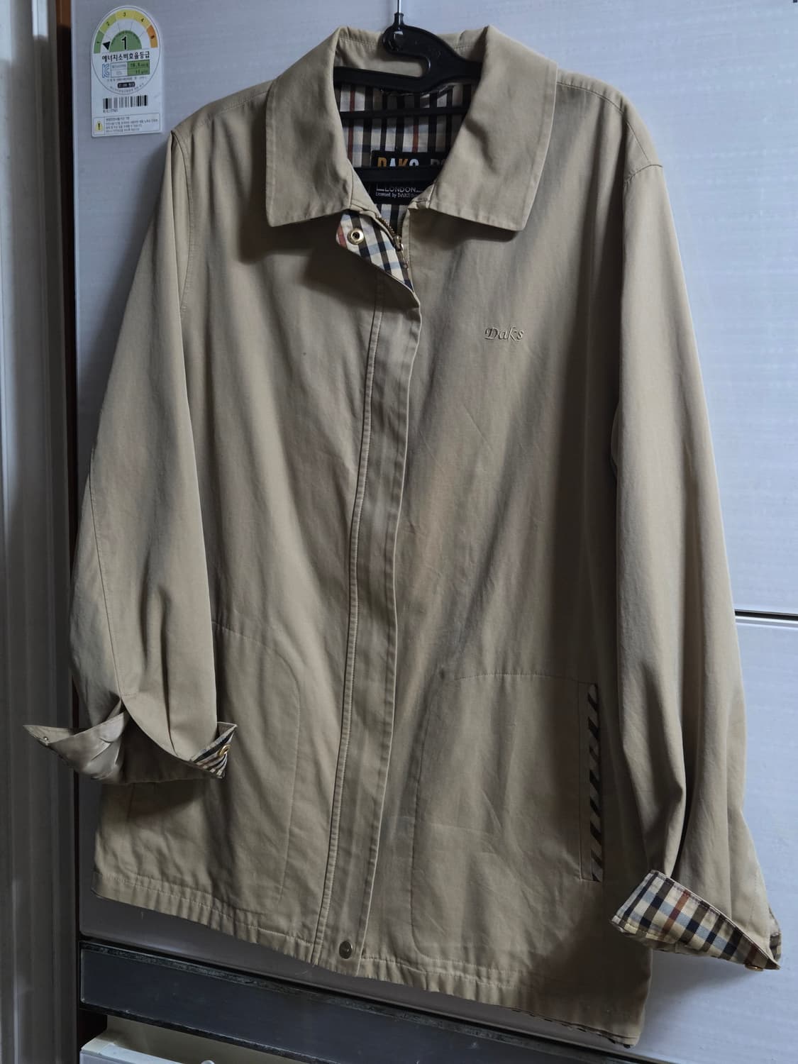 3만원 급처! 닥스 트렌치 자켓 빈티지 베이지 상품이미지1