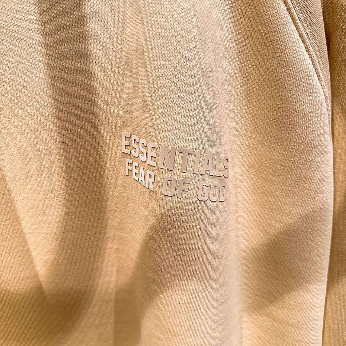 (정품/새상품) 에센셜 피어 오브 갓 남성 라이트옐로우 기모 맨투맨 상품이미지2