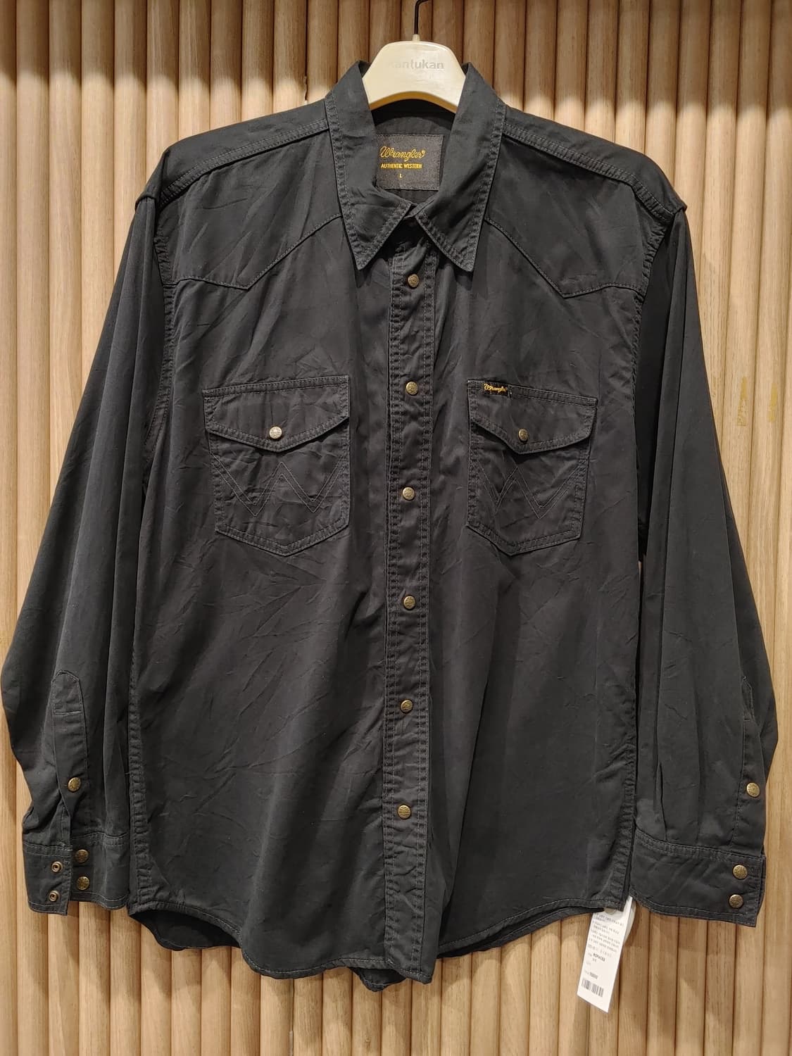 무배) 랭글러 어센틱 웨스턴 셔츠 - L 상품이미지1