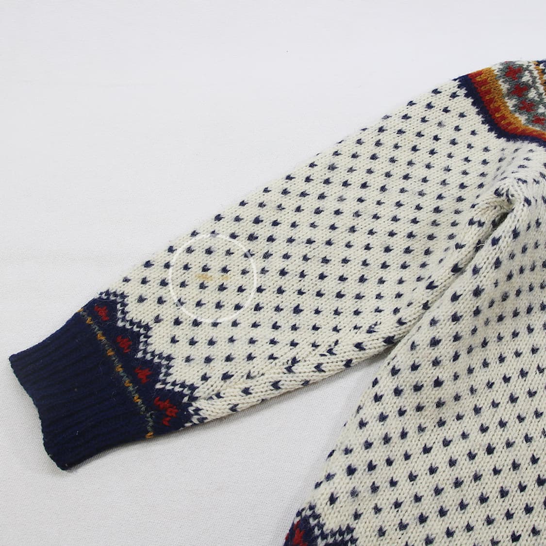 75% BARBIC 울 노르딕 패턴 니트 (여성용 M) 상품이미지8