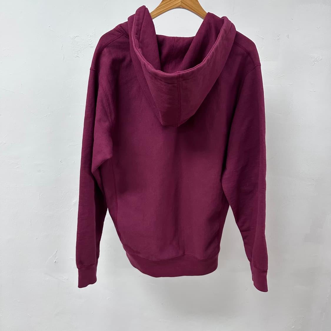 슈프림 커스텀 후드 버건디 L사이즈 (가슴단면59cm) 상품이미지5