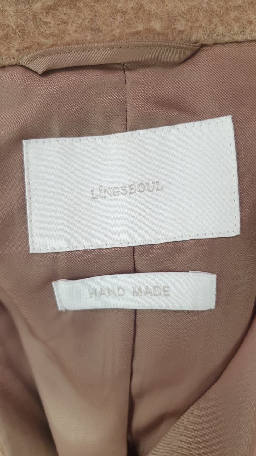 링서울 핸드메이드 울 롱코트 베이지 프리사이즈 상품이미지9