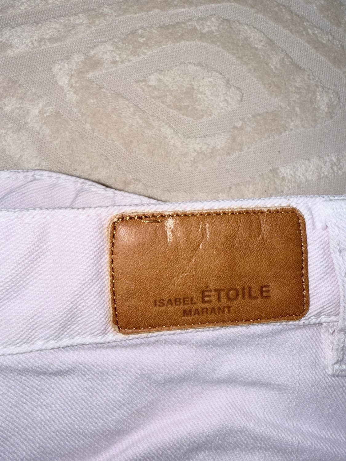 이자벨마랑 연핑크보라색 와이드 데님 팬츠 상품이미지5