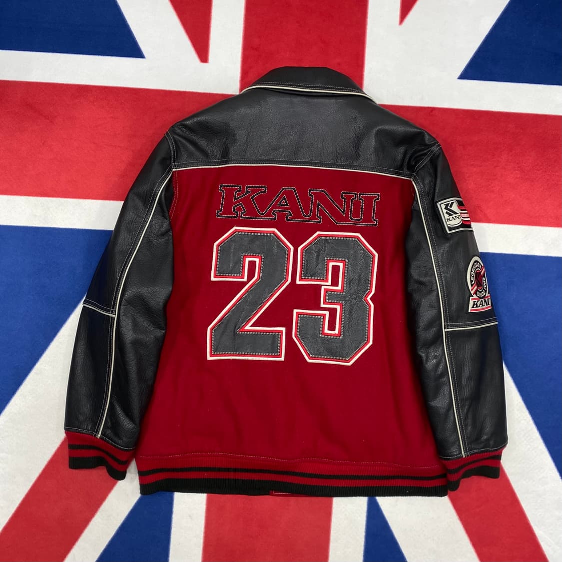 칼카니 올드스쿨 울 레더 바시티자켓 L  상품이미지5