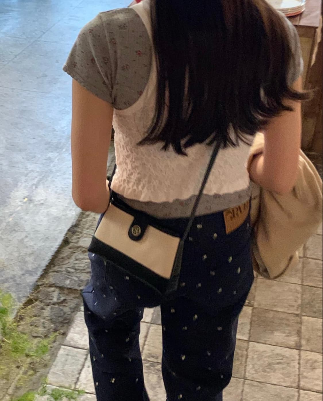 GROVE 차정원 그로브 꽃자수 데님 플라워 청바지 데님진 상품이미지3