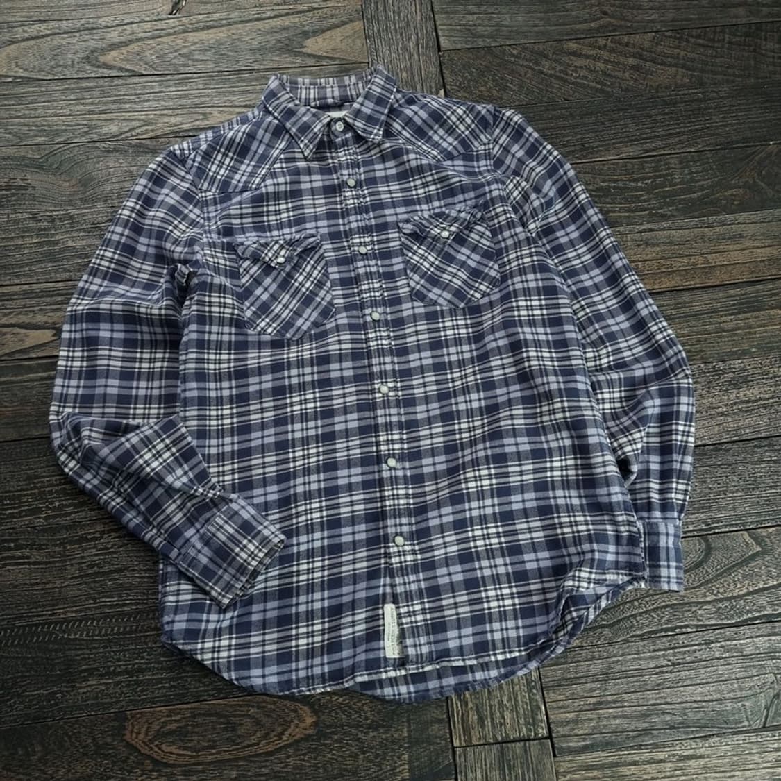 [데님앤서플라이] 빈티지 체크 웨스턴 셔츠 P01395 상품이미지1