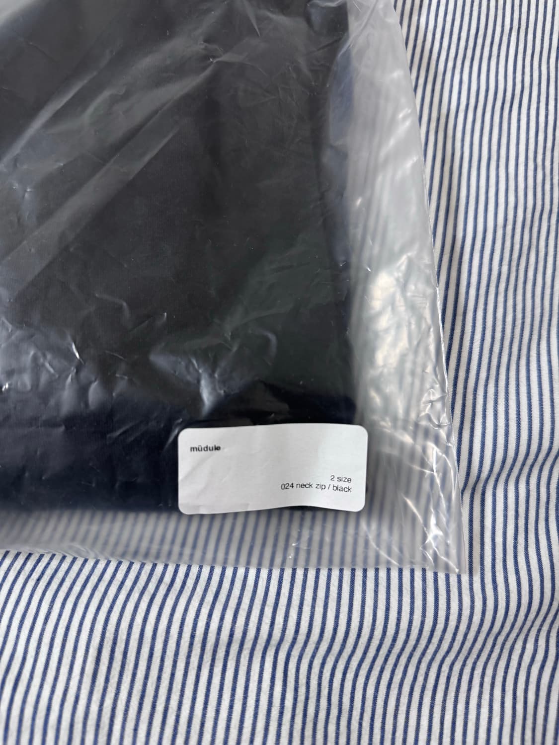 머듈 넥집 neck zip 블랙  상품이미지4