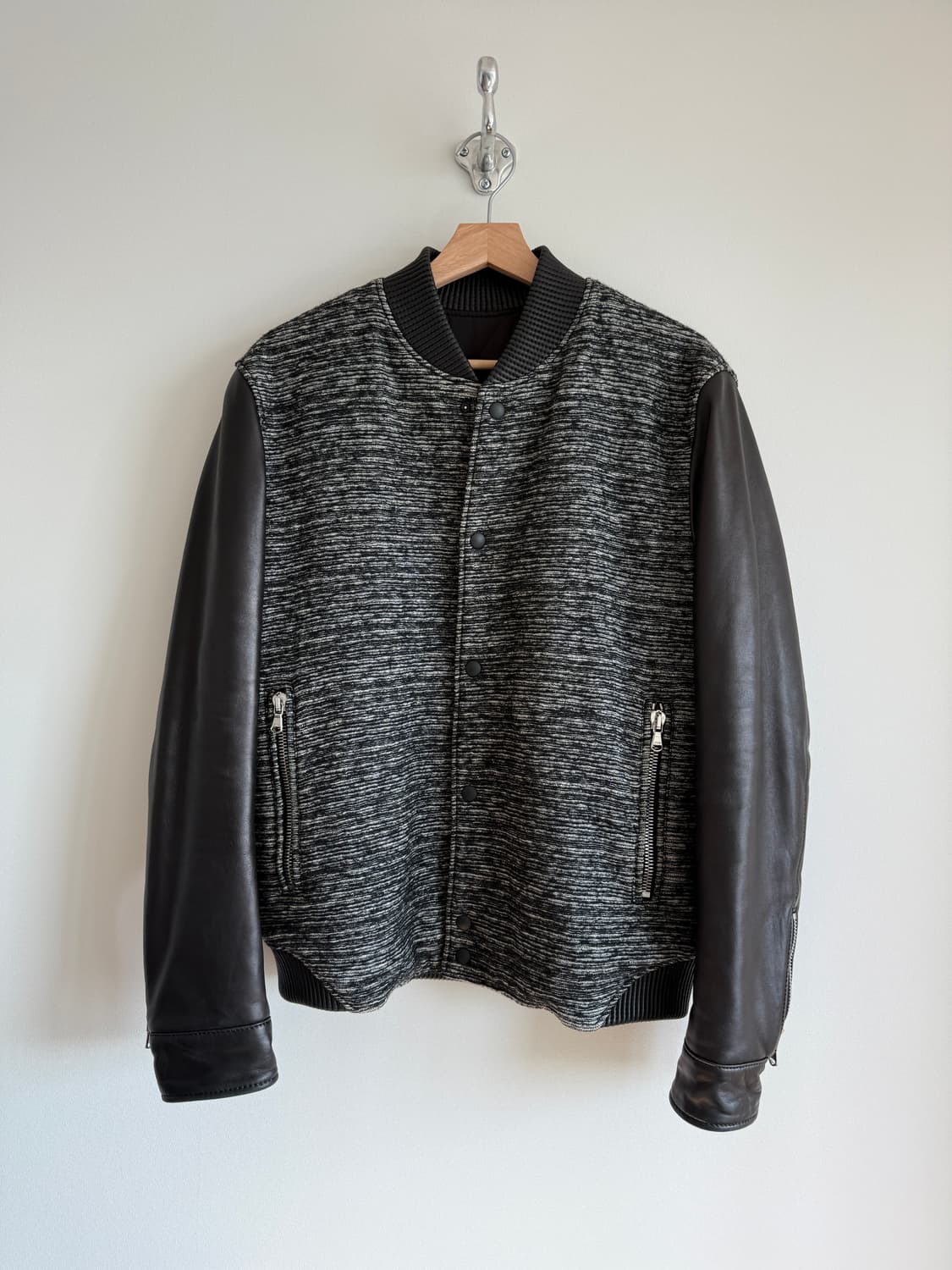 솔리드옴므(SOLID HOMME) 레더암 블루죵 자켓 상품이미지1