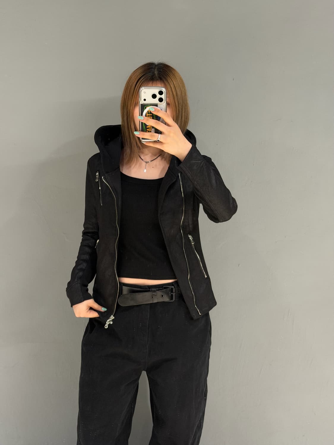 Johnny wolf asymmetric design jacket  상품이미지3