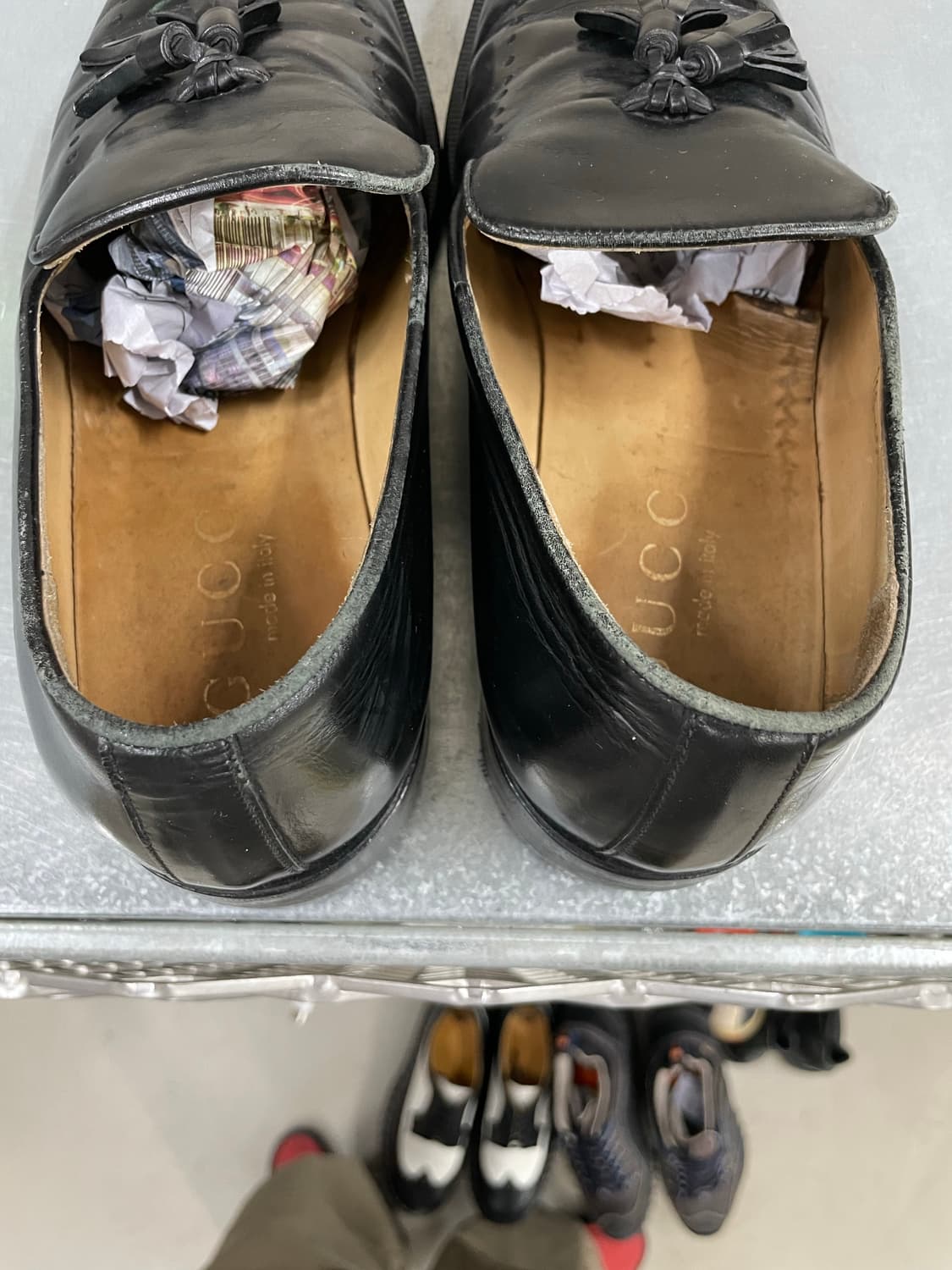 구찌 레더 태슬 로퍼 42.5 상품이미지9