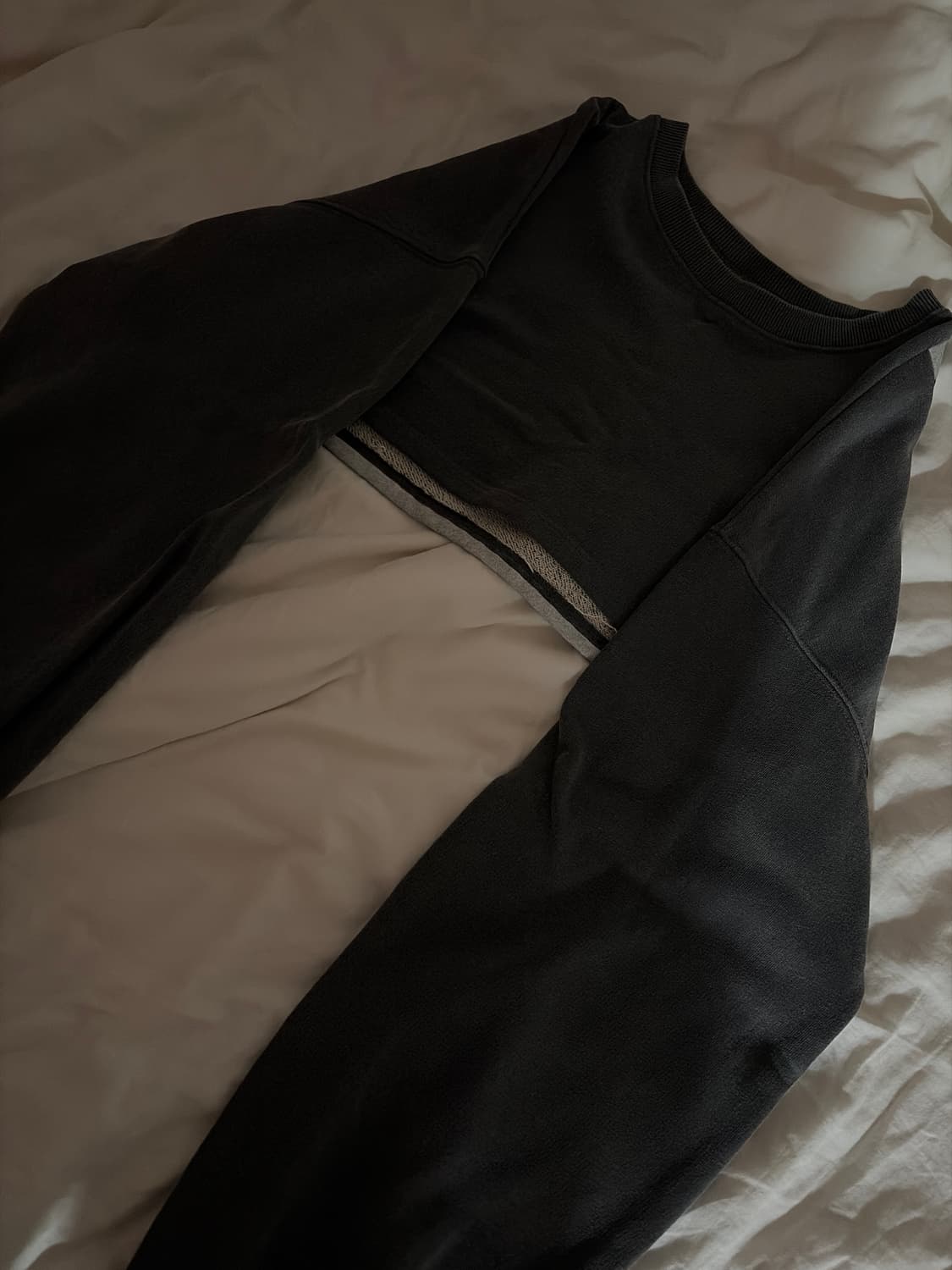 Ellonarc vintage croped mtm charchol 상품이미지2