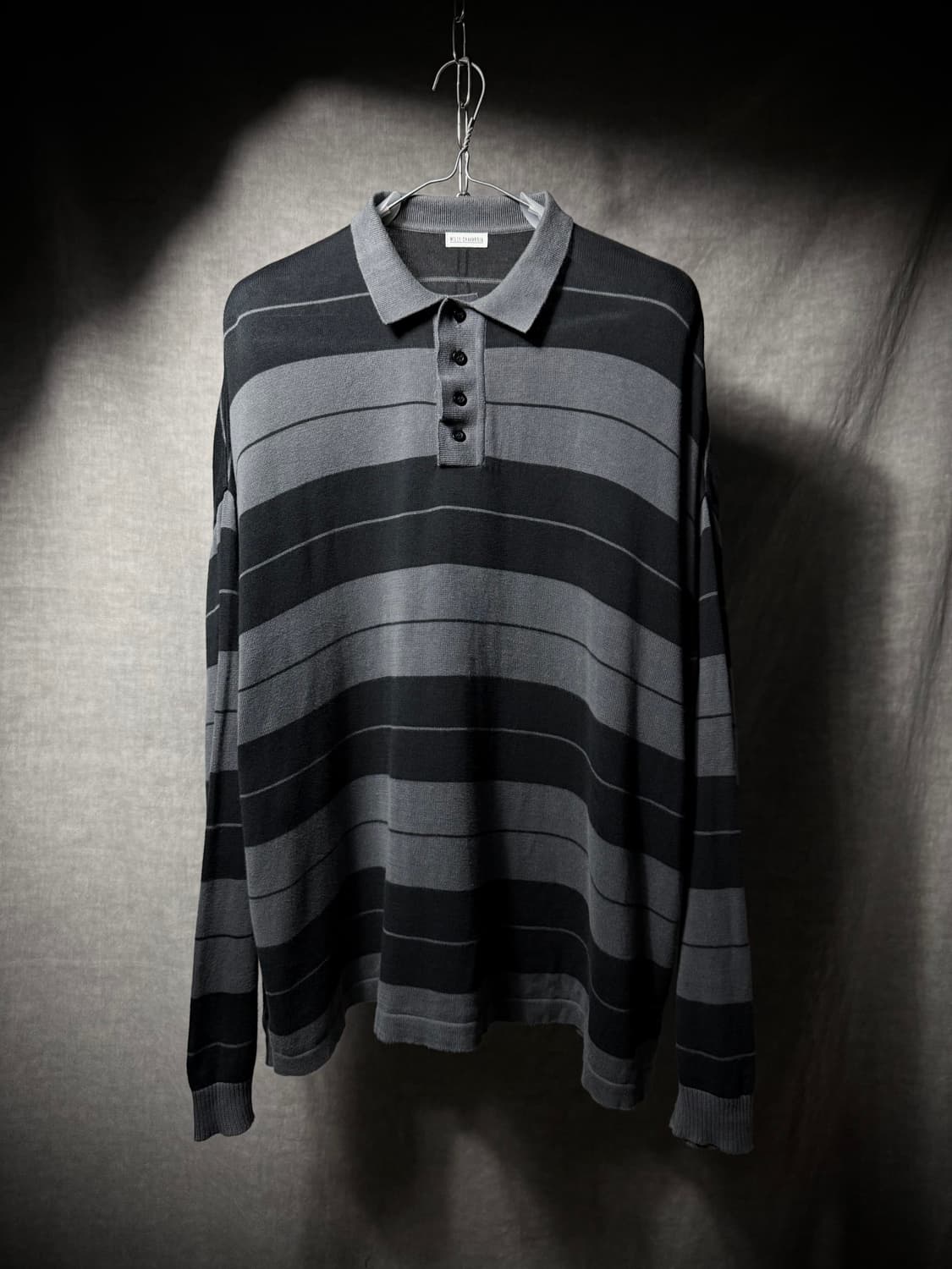 Willy Chavarria Striped Polo Knit 상품이미지1
