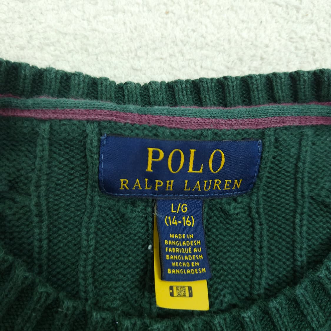 폴로 랄프 로렌 케이블 니트 L14-16 상품이미지5
