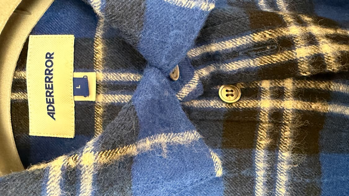 아더에러 로아 셔츠 z 블루 L 상품이미지3