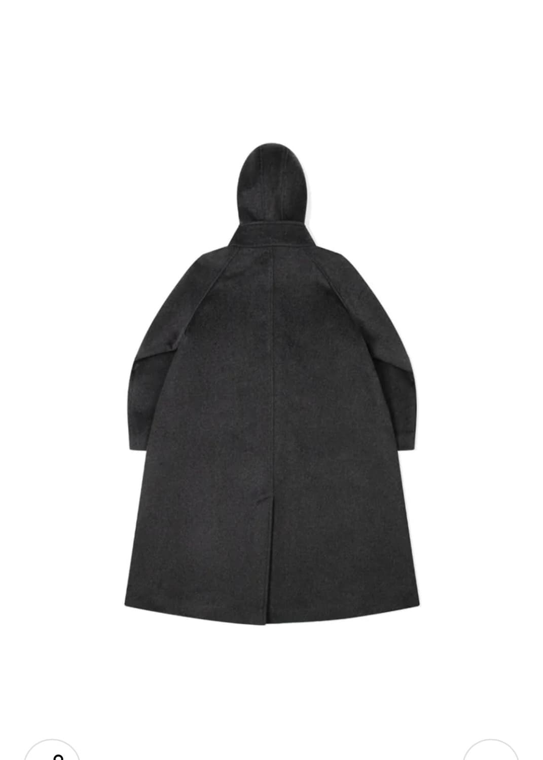 미세키 서울 Hoodie long duffle Coat CHARCOAL 상품이미지2