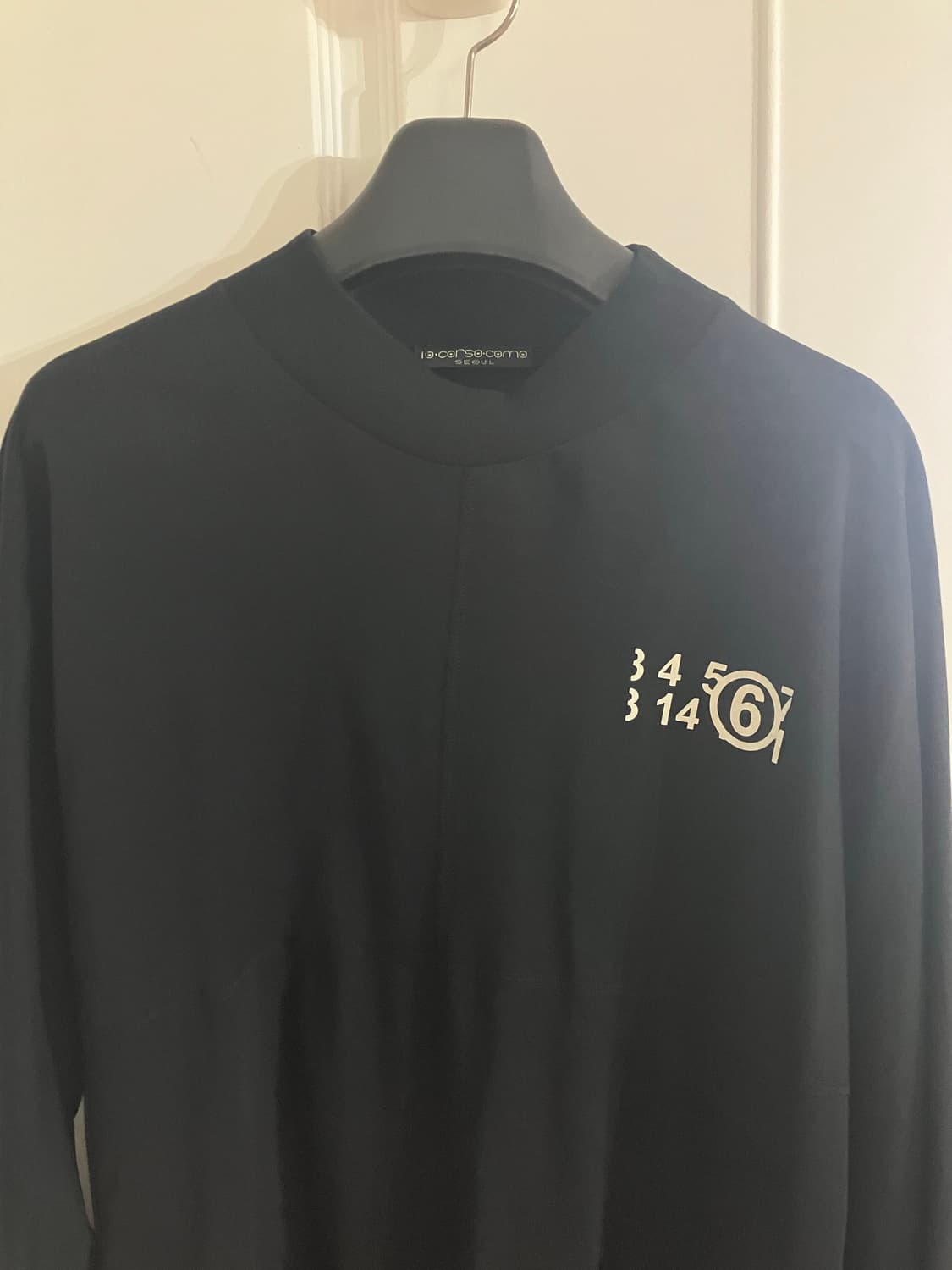 MM6 긴팔티 (롱슬리브) 블랙 4(100사이즈) 상품이미지3