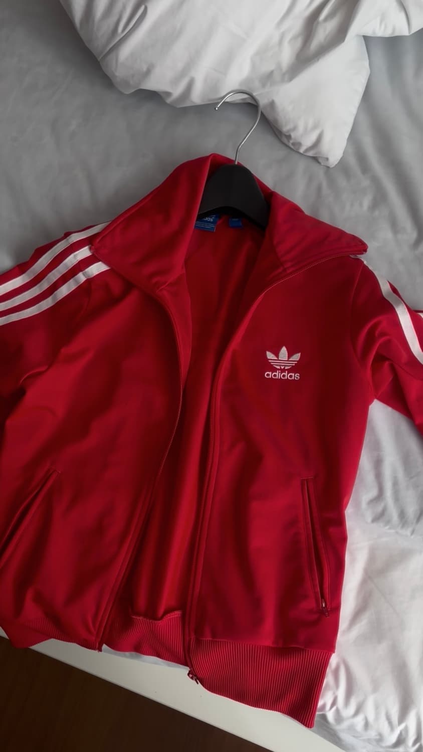 아디다스 져지 레드져지 빈티지 빨강 상품이미지1