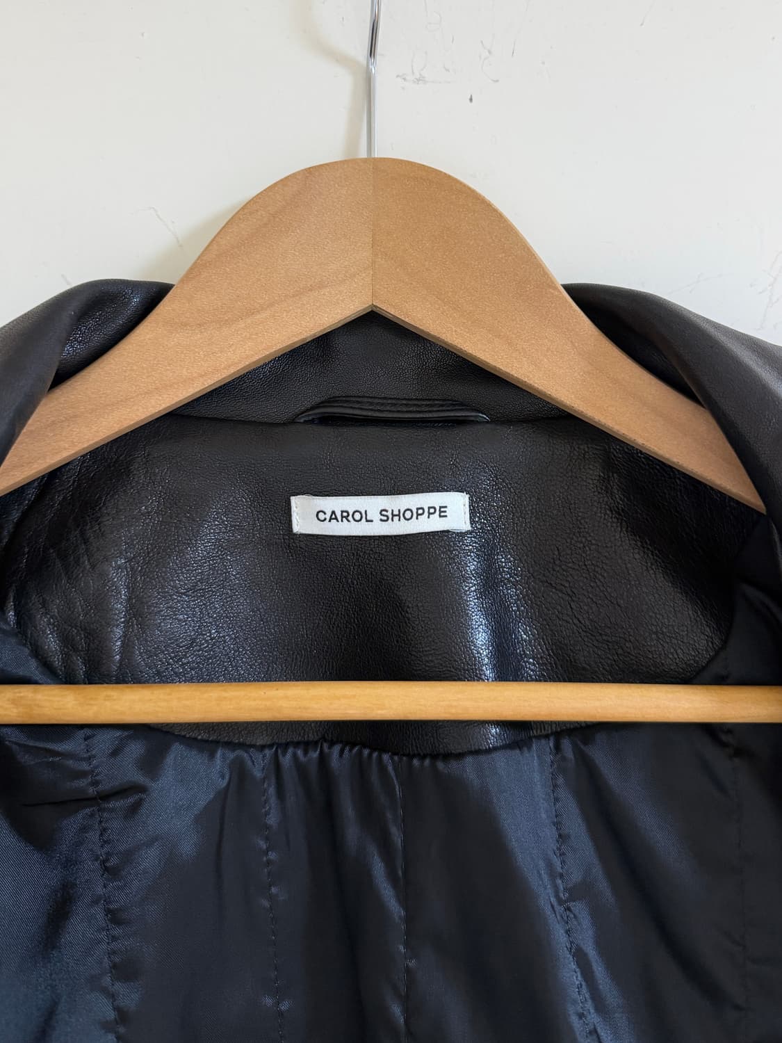 캐롤쇼페 대디 레더 자켓 (Quilted ver.) 판매 상품이미지4