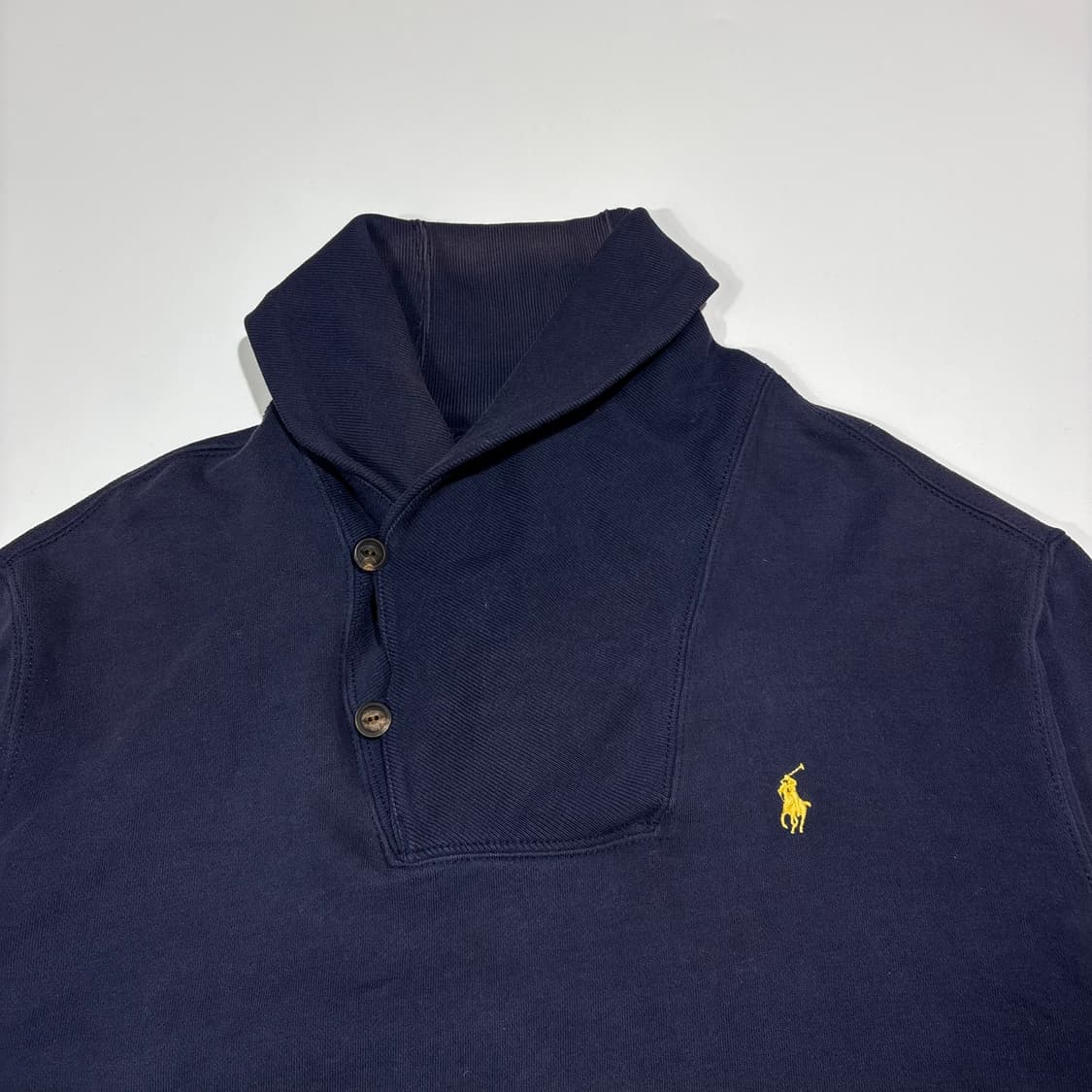 폴로랄프로렌 네이비 숄카라 맨투맨 상품이미지2