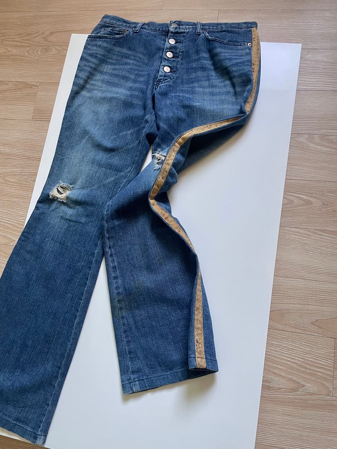 토네이도마트 사이드라인 밸바텀 팬츠 상품이미지4