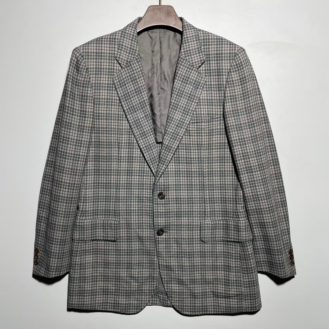 1990s 버버리 체크 블레이저 상품이미지1