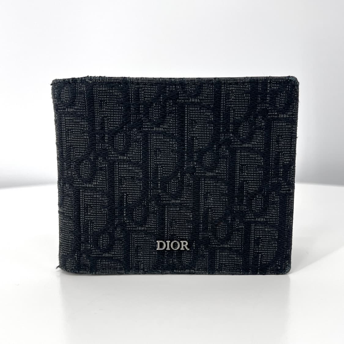 디올 오블리크 자카드 남성 반지갑 블랙 상품이미지1
