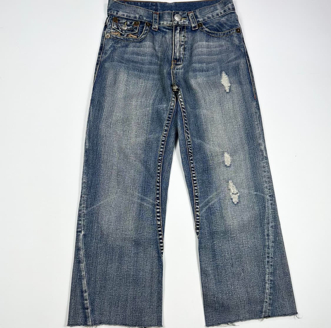 트루릴리전 로우라이즈 부츠컷 데님 팬츠 (32인치) 상품이미지3