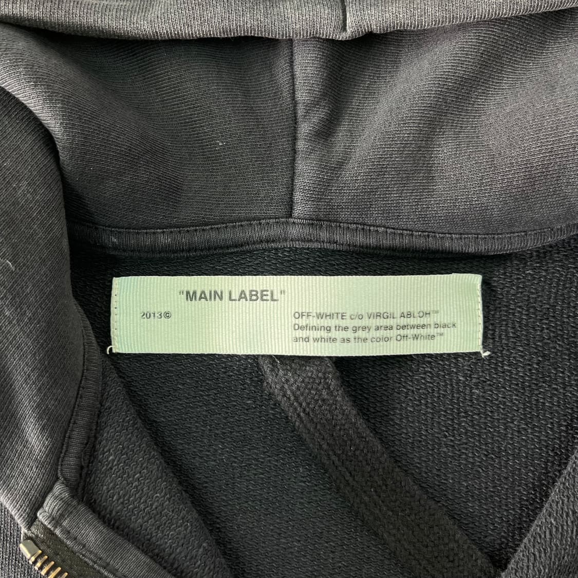 95 오프화이트 3D 애로우 후드집업 상품이미지4