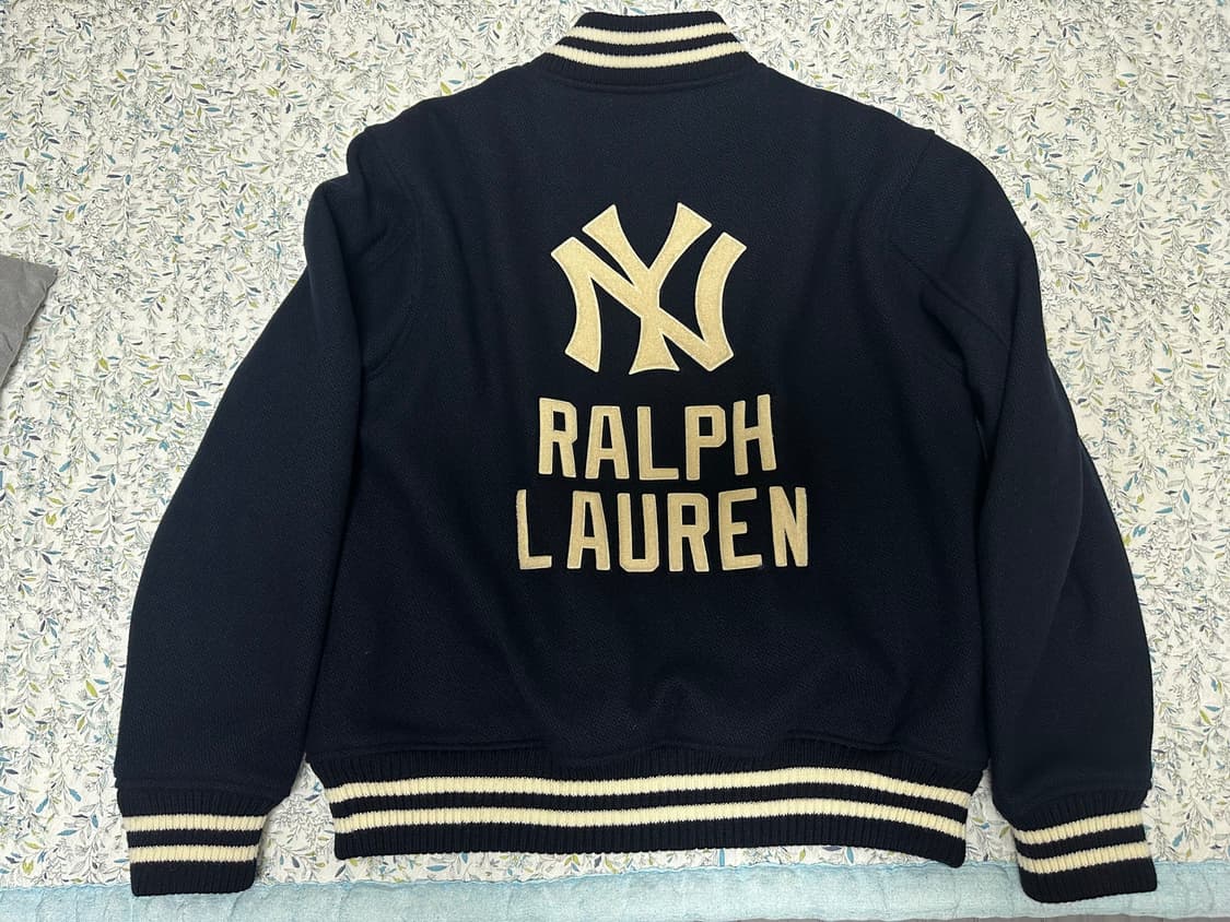[L] 폴로 랄프로렌 뉴욕 양키즈 바시티 자켓 상품이미지2