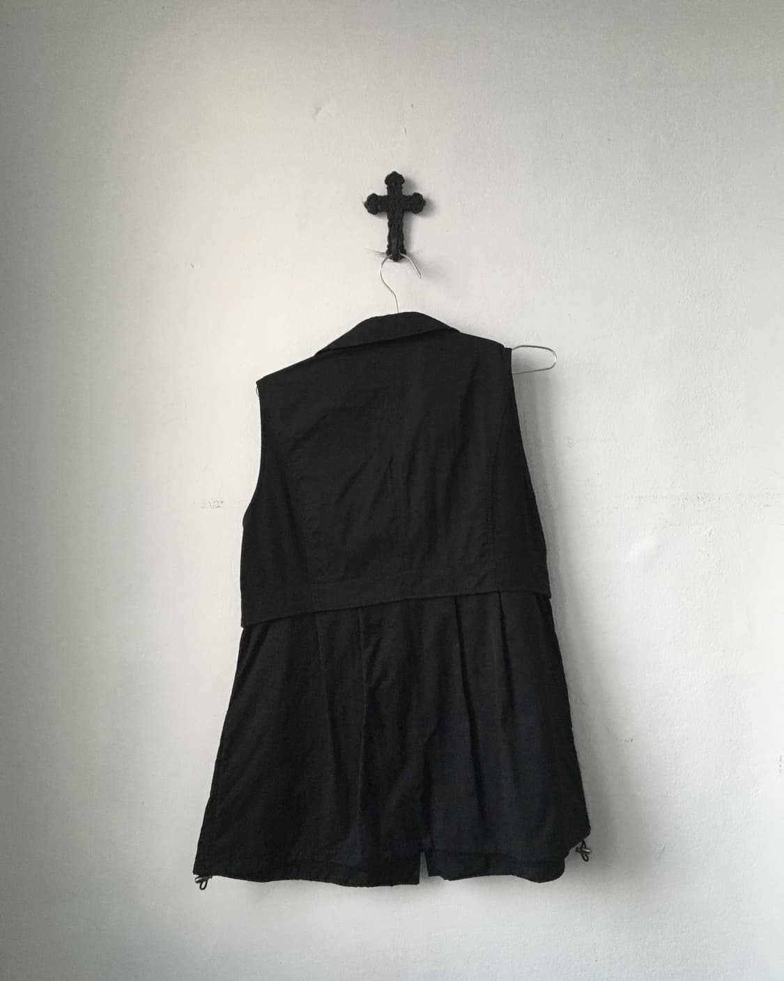 Button point vest onepiece 상품이미지4