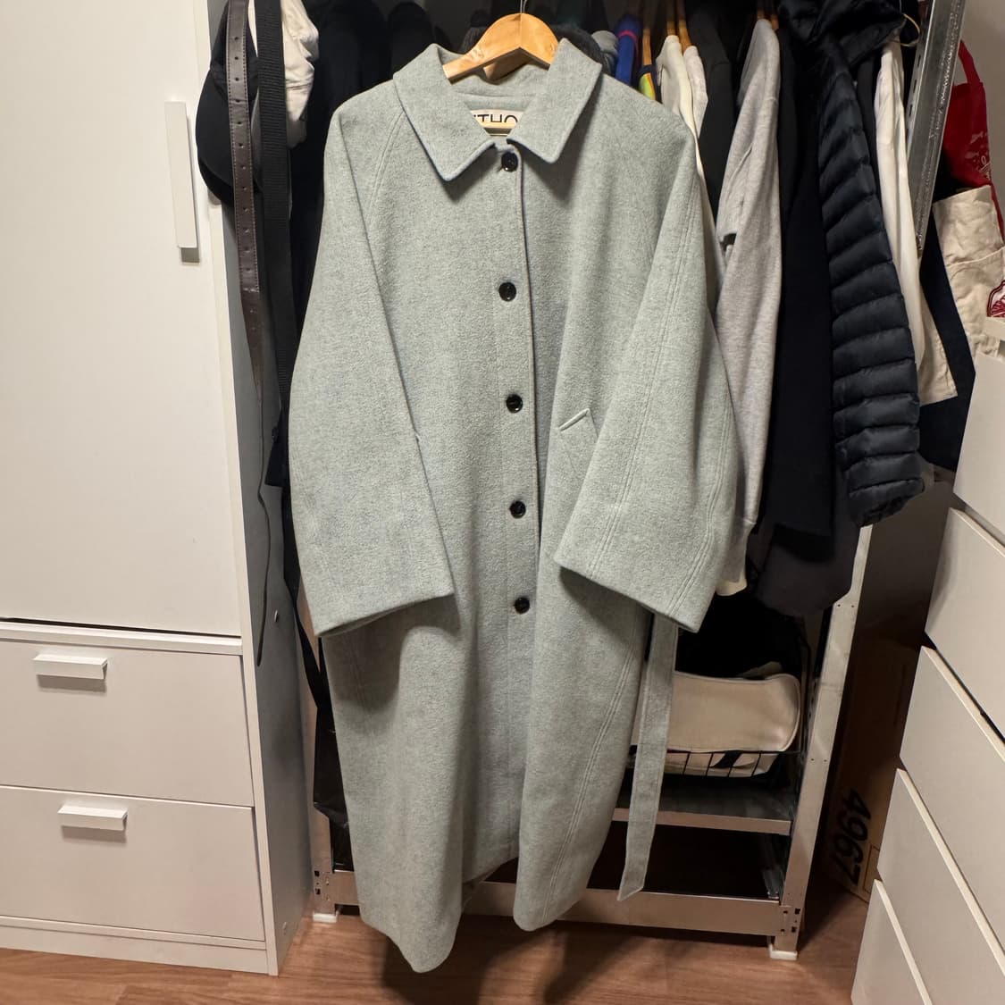 에토스 ETHOS 울 래글런 코트 상품이미지3