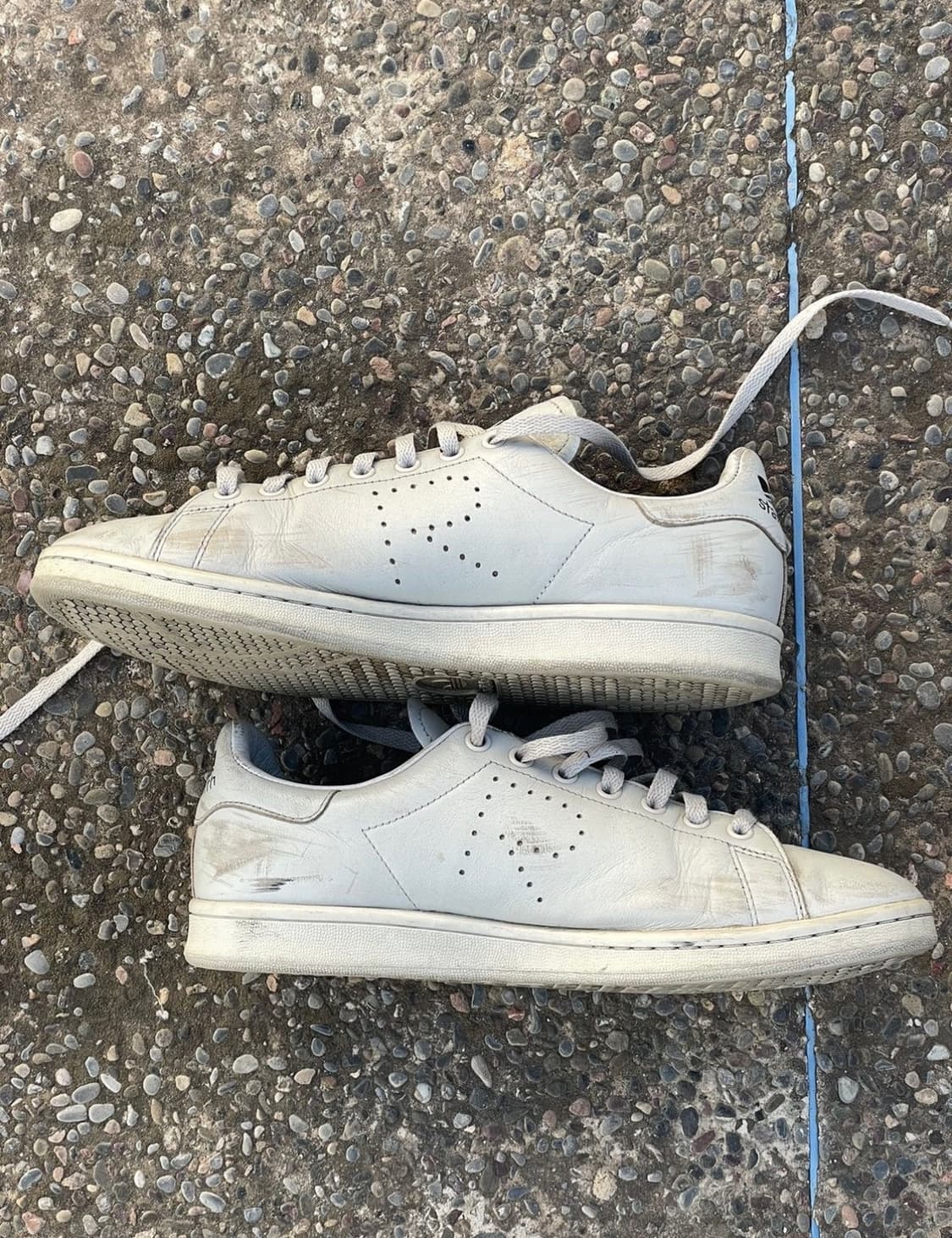 라프시몬스X아디다스 스탠스미스 에이지드 us9.5 상품이미지3