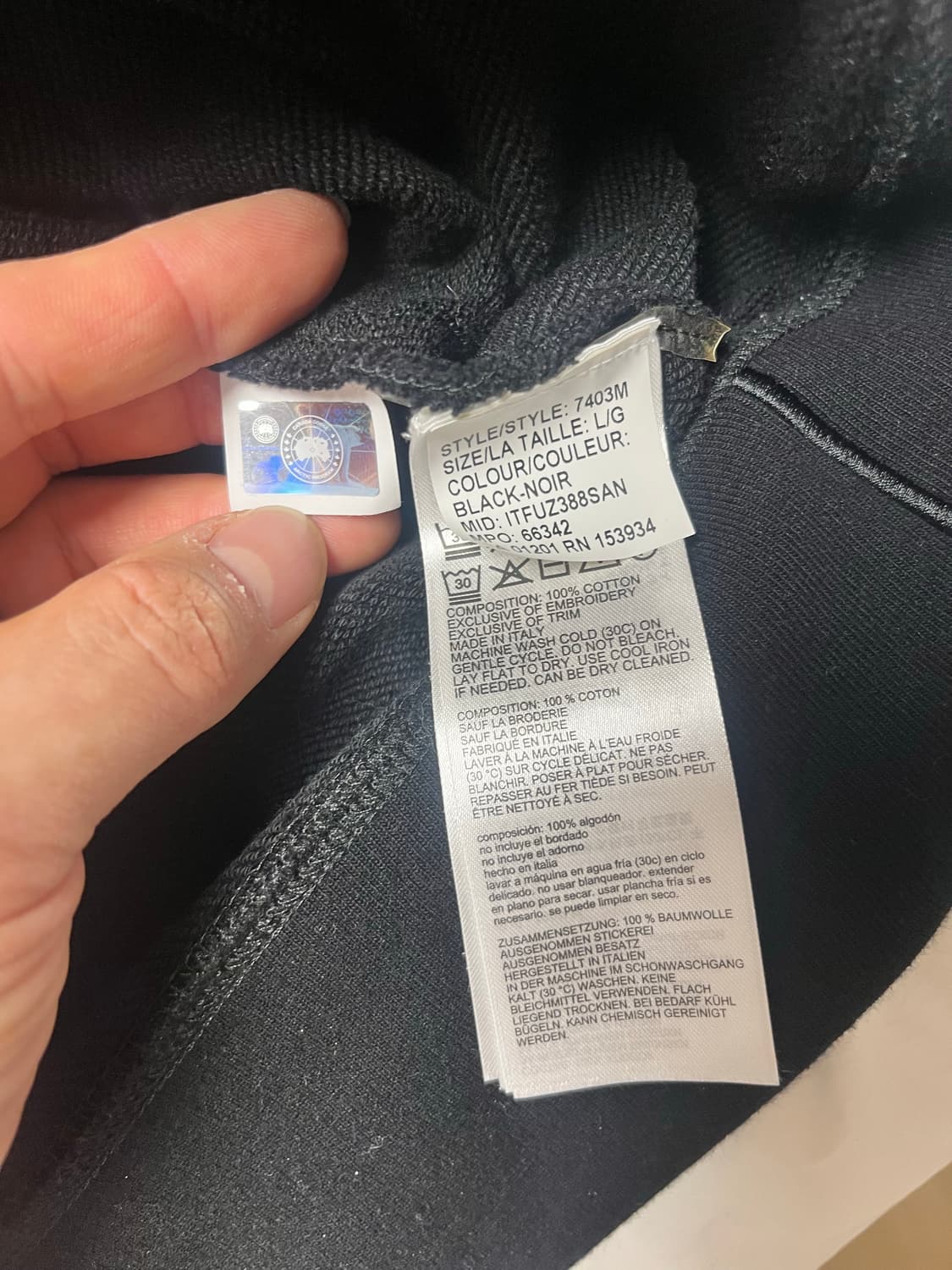 캐나다 구스 헤비 후드 L 상품이미지3