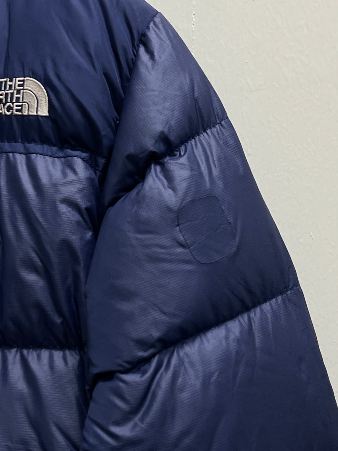 (85) 노스페이스 700필 구스다운 눕시 패딩 자켓 블루 상품이미지7