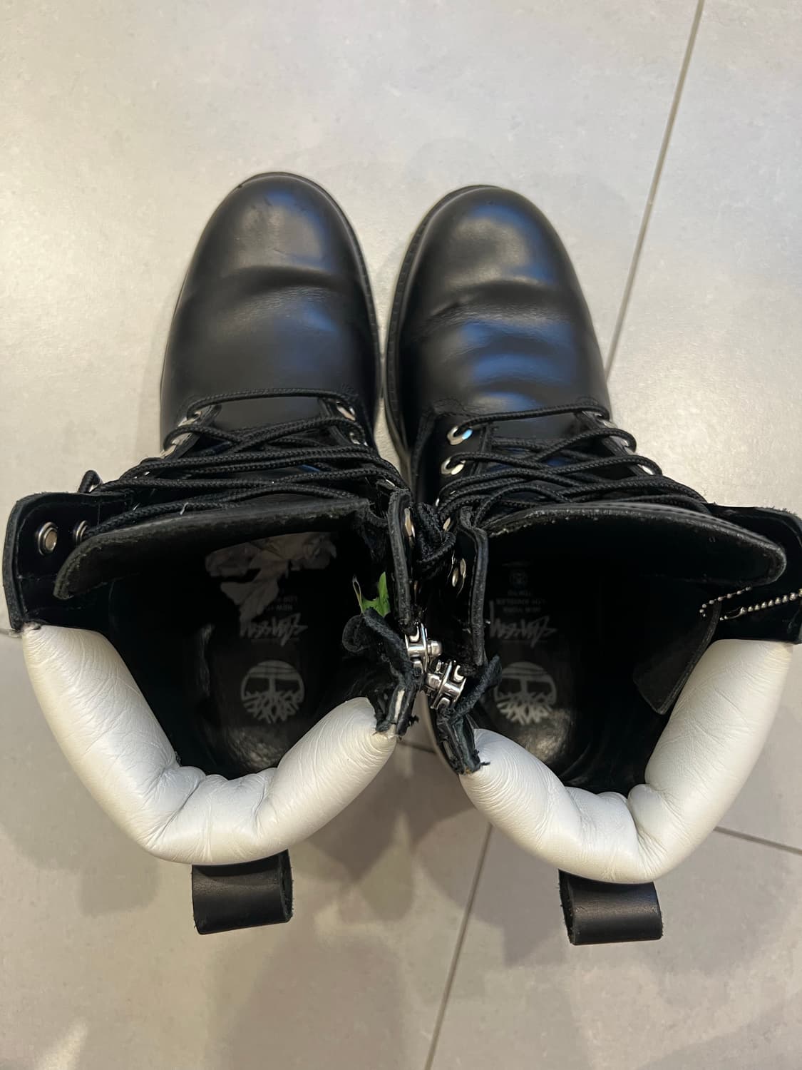 스투시 x 팀버랜드 6인치 부츠 블랙 42 265 상품이미지8