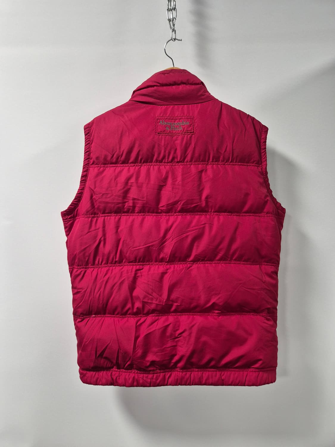 *무료배송* 아베크롬비 다크레드 덕다운 패딩 조끼 L사이즈(상태A급) 상품이미지6