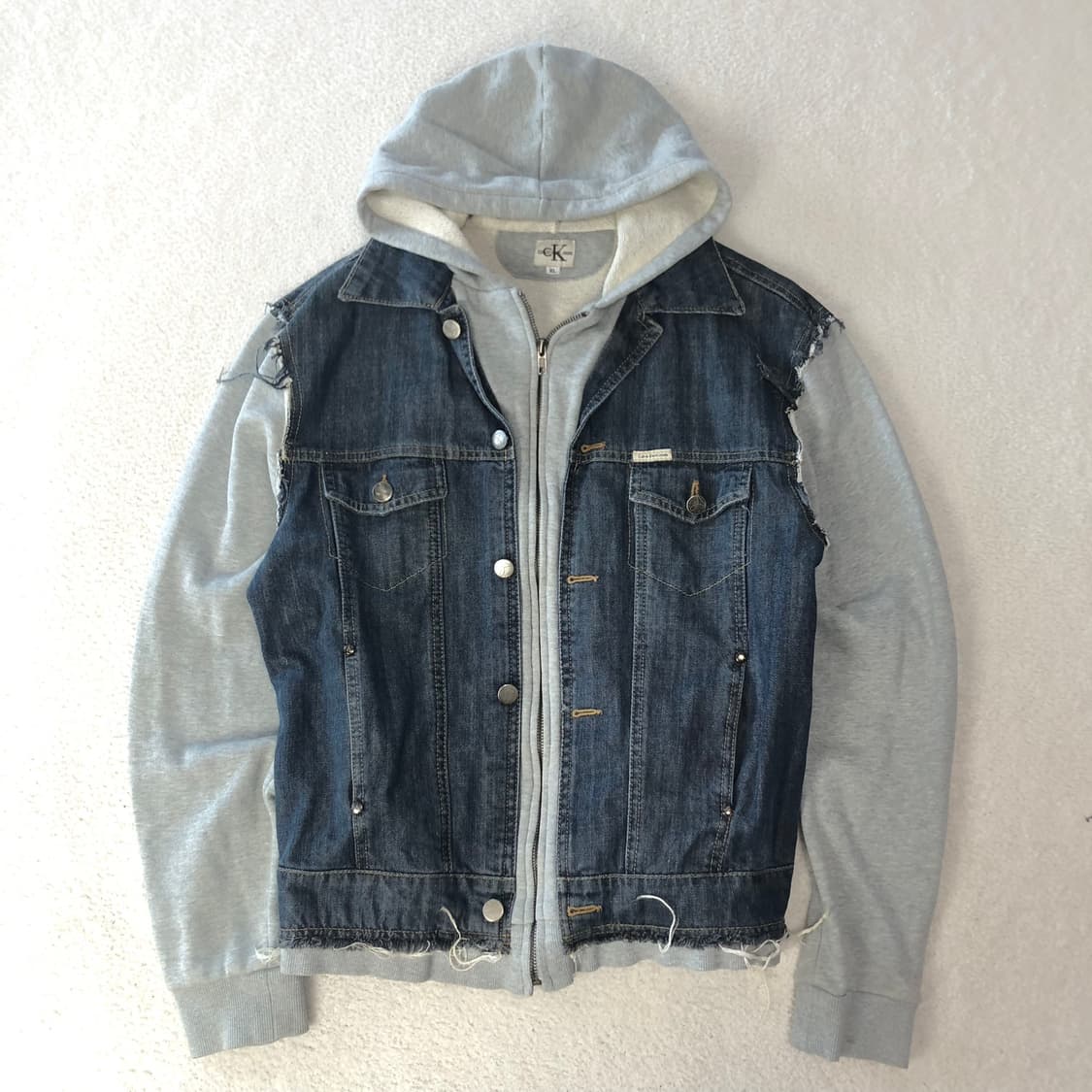캘빈클라인 데님 후드집업 상품이미지1