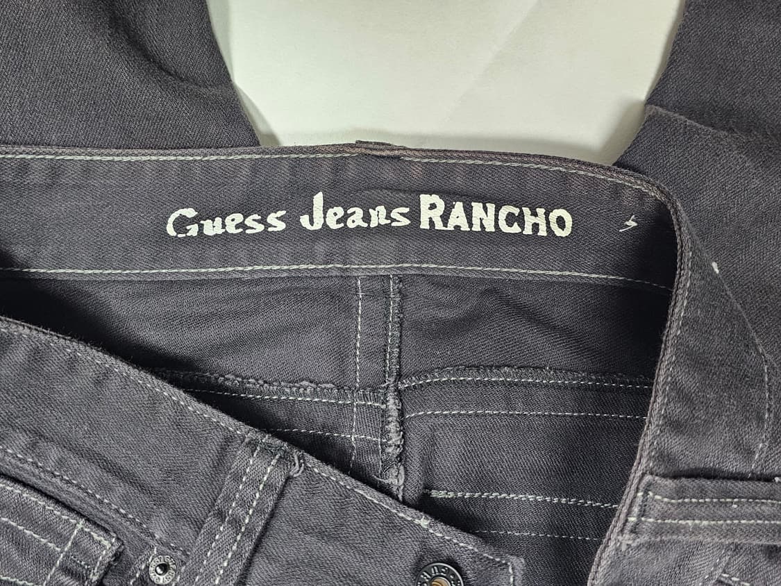 Guess boot cut denim black 34  상품이미지5