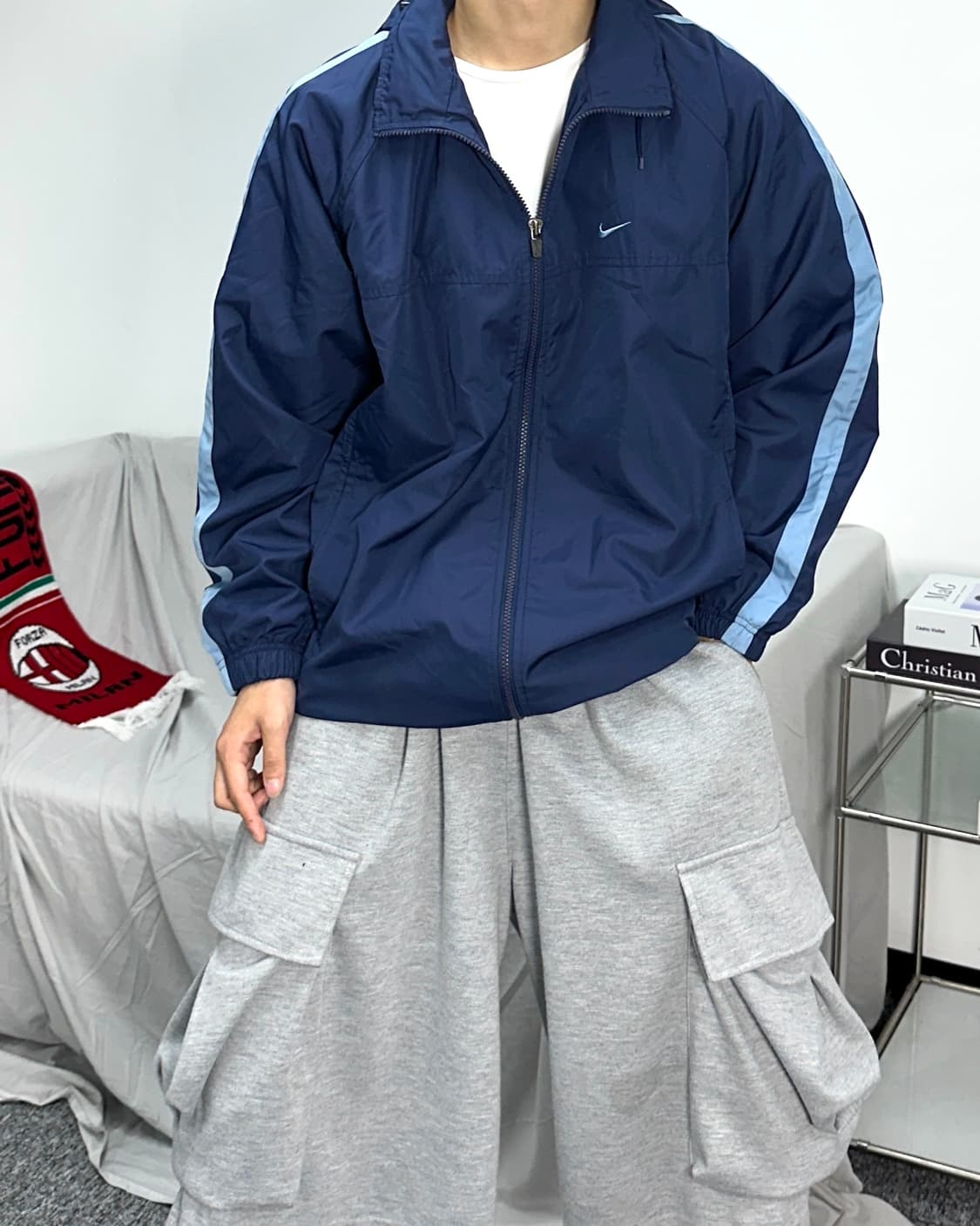 나이키 00s 스카이블루 바람막이 M 상품이미지2