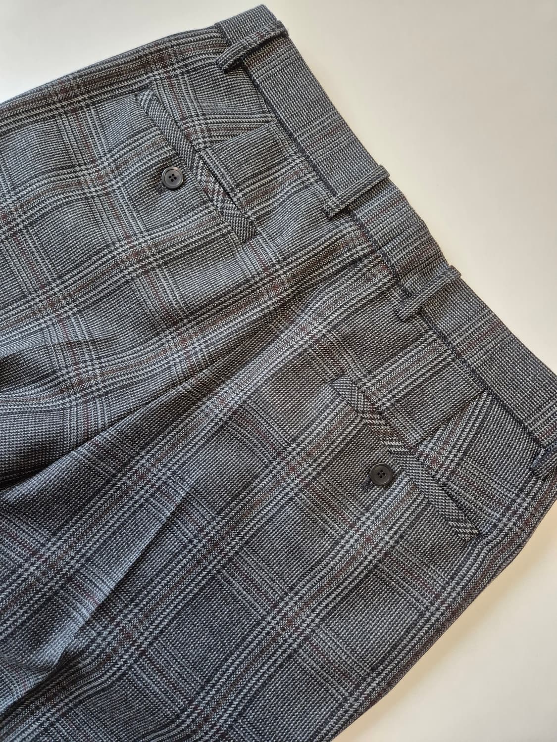 솔리드옴므 체크 울 셋업(세퍼레이트 수트) 상품이미지5